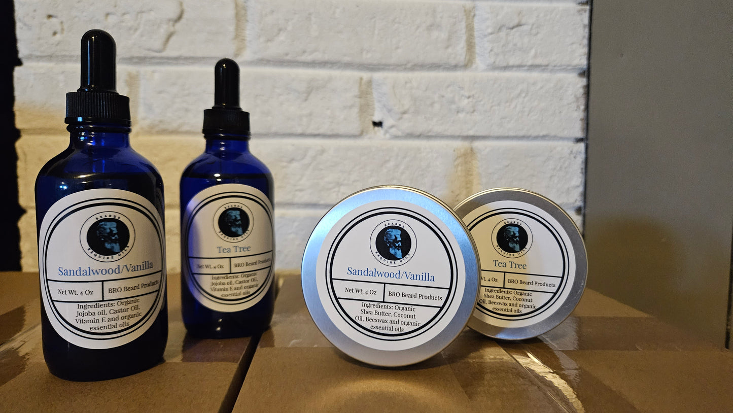 Organic Men's Beard Balms